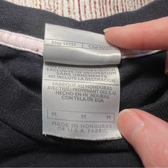 VTG Nike Y2k Athletic Black Shirt Youth Boys Size M‎ Swoosh Gray Tag Embroidered - Picture 3 of 7